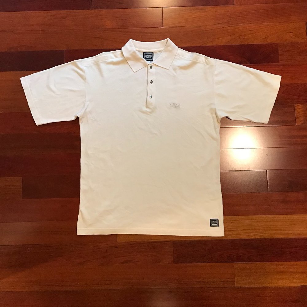 Ivory Versace Jeans Polo